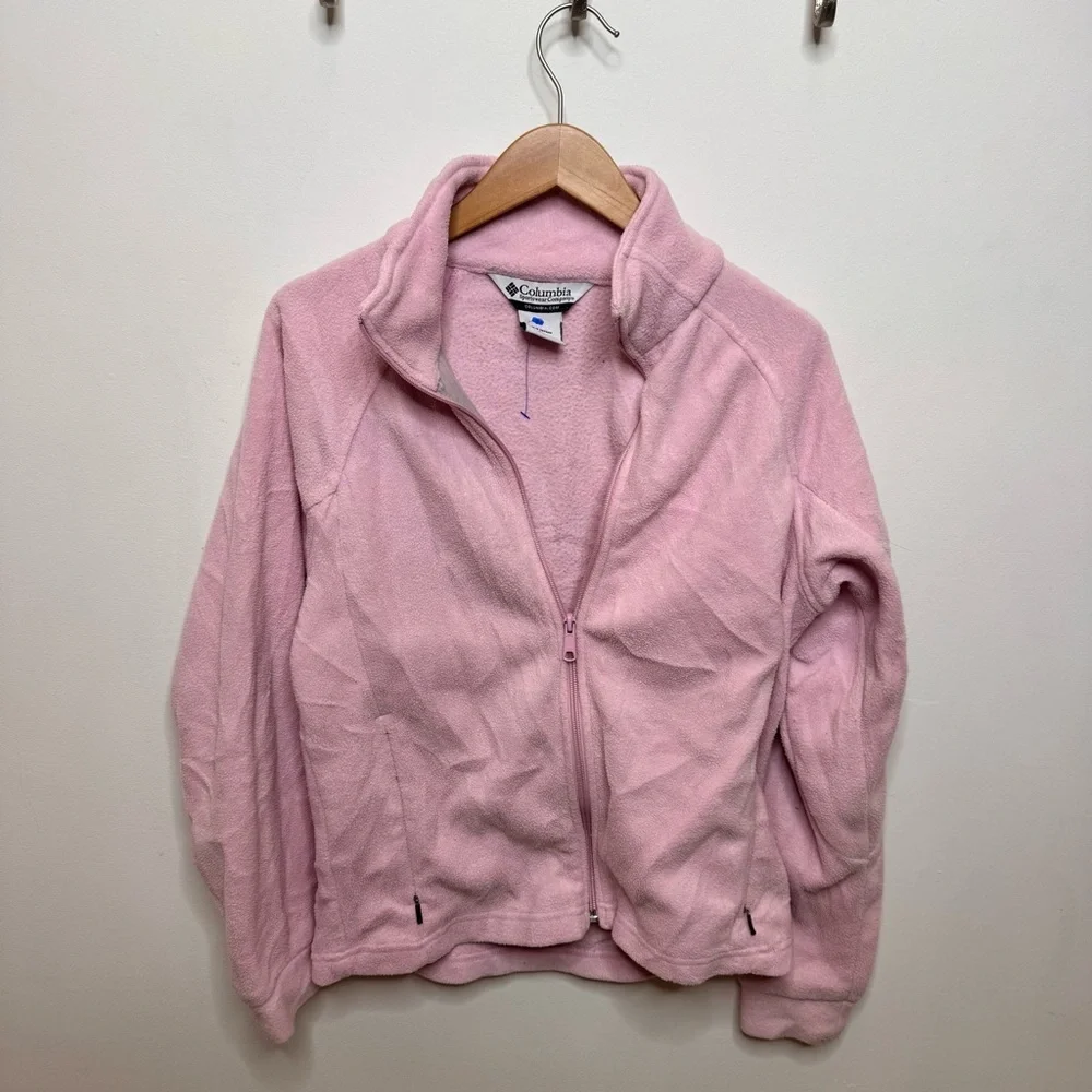 Columbia Women's Soft Pink Fleece Jacket - Picture 1 of 3